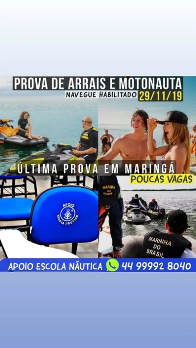 Prova de Arrais e Motonauta em Maringá