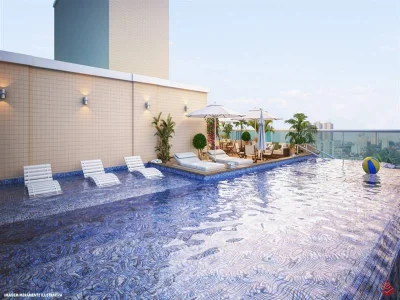 Apartamento com 54.8 m2 - Guilhermina - Praia Grande SP