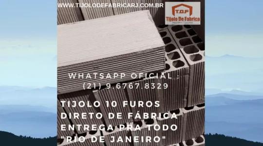 Tijolo Direto de Fábrica Whatsapp: (21) 9.6767.8329 Duas Barras - RJ