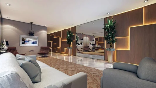 Apartamento com 46.13 m2 - Mirim - Praia Grande SP