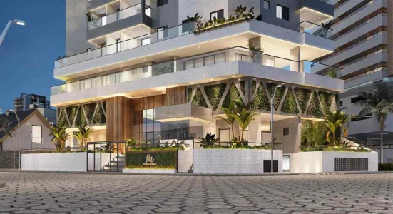 Apartamento com 75.95 m2 - Guilhermina - Praia Grande SP