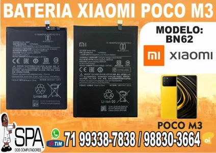 Bateria Bn62 para Xiaomi Redmi Poco m3 em Salvador BA