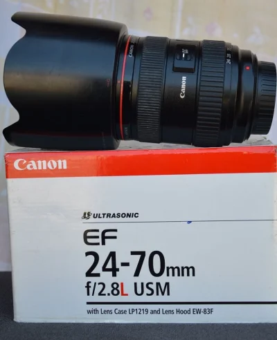 Lente Profissional Canon 24.70, 2.8