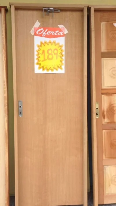 Porta Lisa Padrão Imbuia Folheada Interna Nova