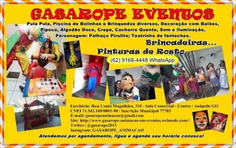 Animação em Eventos Infantis Anápolis