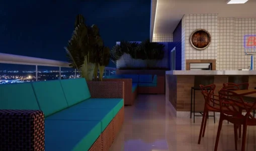 Apartamento com 98 m2 - Aviação - Praia Grande SP