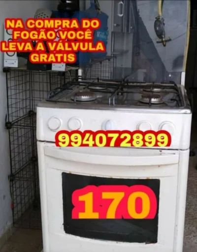 Fogão com Válvula Gratis