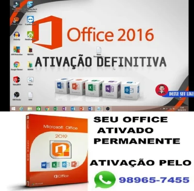Ativação do Office Professioal Via Whatsapp Web Online