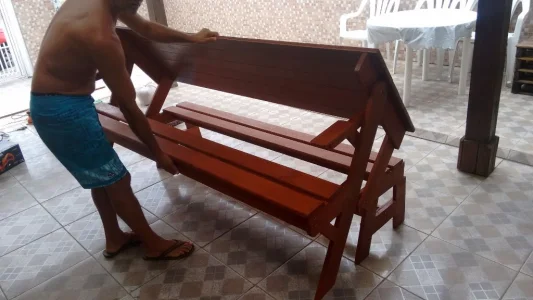 Banco Que Vira Mesa