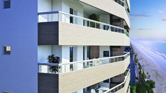 Apartamento com 110 m2 - Imperador - Praia Grande SP