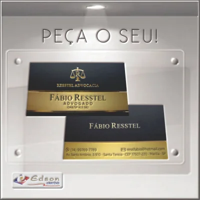 Cartão de Visita Advogado