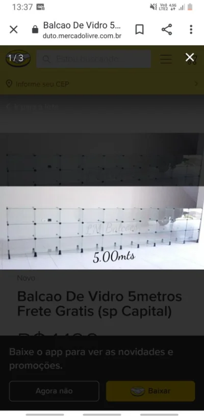 Balcão de Vidro