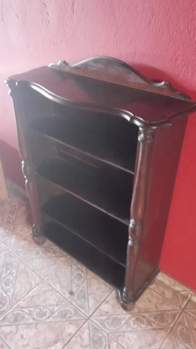 Estante Antiga de Madeira Novre