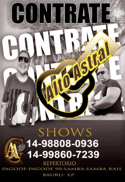 Grupo Alto Astral Samba e Pagode Contrate