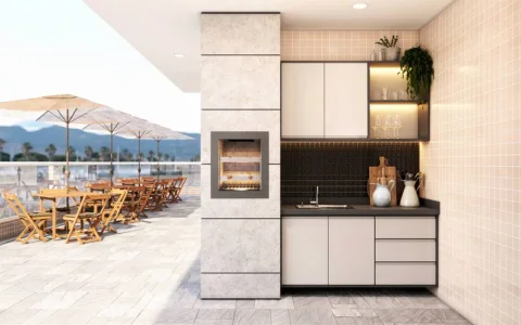 Apartamento com 96.61 m2 - Aviação - Praia Grande SP