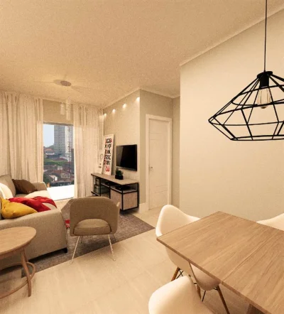 Apartamento com 59.67 m2 - Ocian - Praia Grande SP