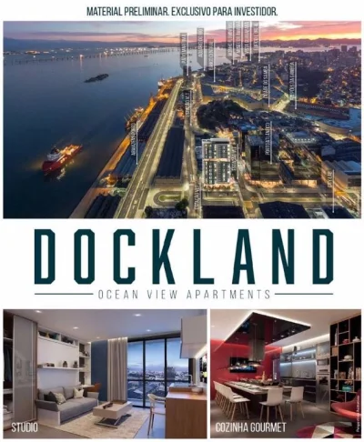 Studio no Porto Maravilha 26m2 289.000