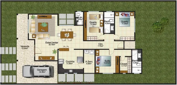 Excelente Casa Alto Padrão