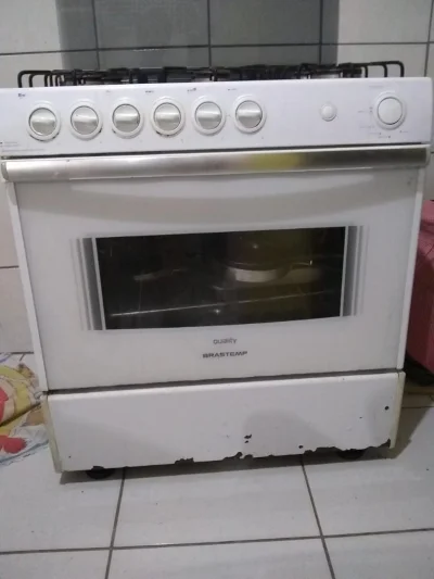 Fogão 6 Bocas Brastemp c/ Tampa de Vidro