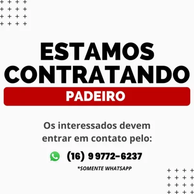 Vaga para Padeiro