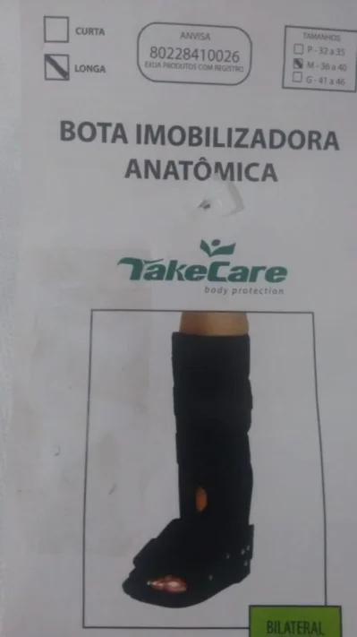 Bota Imobilizadora Anatõmica