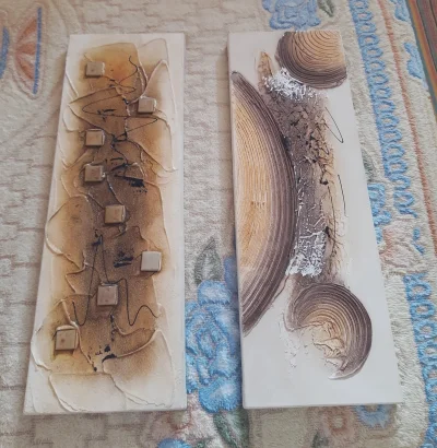 Kit quadro decorativo pintado a mão