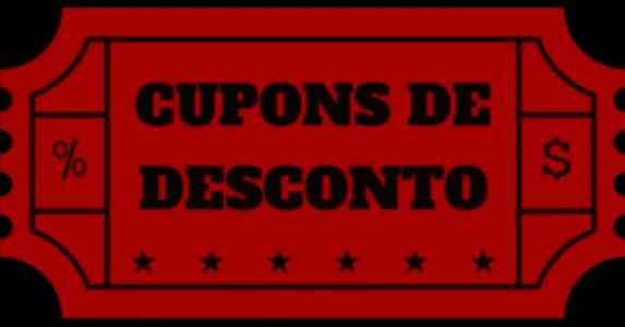 Cupons de Descontos,já