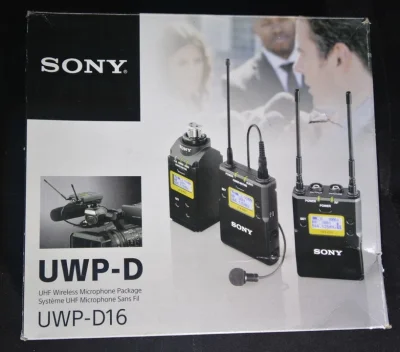 Microfone Sony Uwp-d16 +lapela sem Fio + Plug On