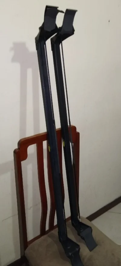 Bagageiro Rack de Teto Aço Preto para Fiat Mobi 2016 Até 2020