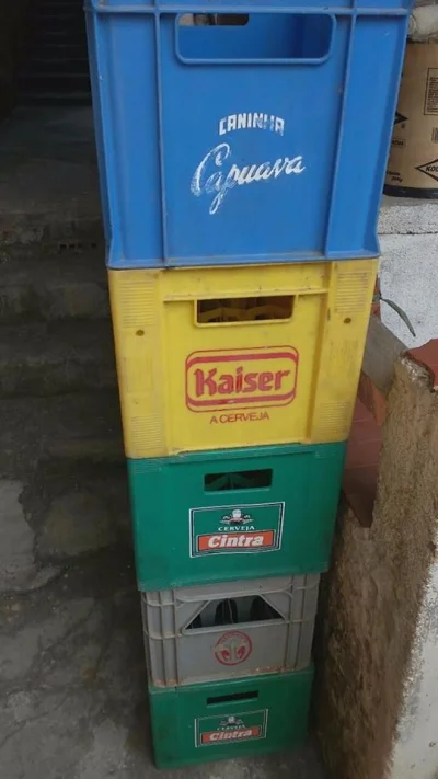 Caixas de Cerveja, Usadas