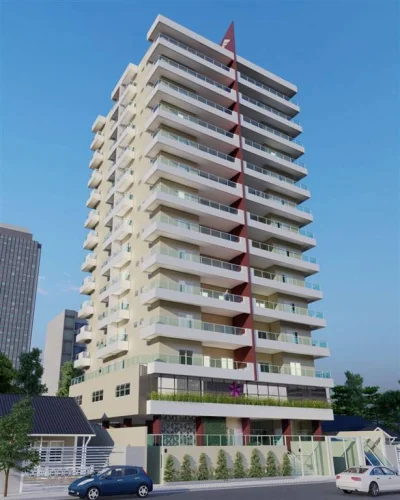 Apartamento com 79.8 m2 - Guilhermina - Praia Grande SP