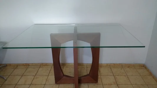 Mesa Tampo de Vidro