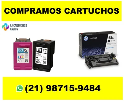 Compra e Venda de Cartuchos de Impressoras Vazios, Cheios e Vencidos