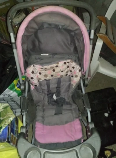 Carrinho Rosa de Passeio