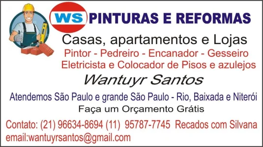 Pinturas e Reformas em Geral