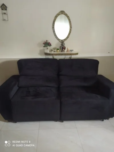 Vendo Sofá Retrátil e Reclinável Semi Novo