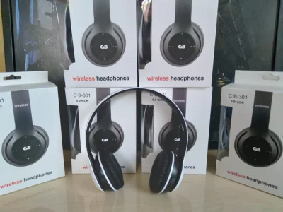 Fones D'ouvido sem Fio Novos com Entrada Pra Cartão de Memória