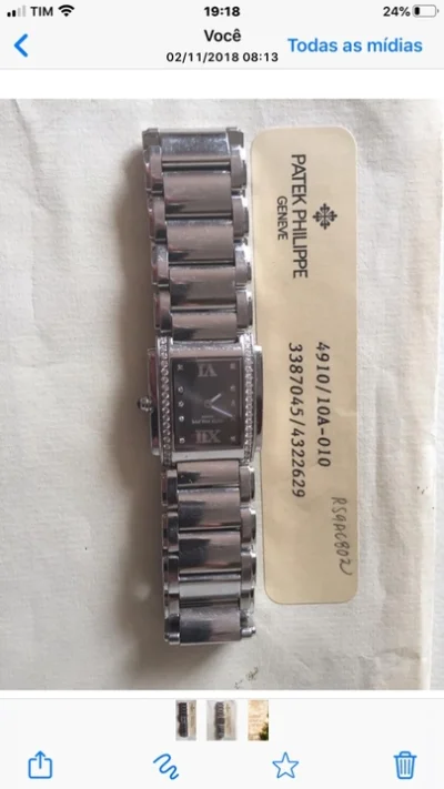 Relógio Feminino Patek Philipe