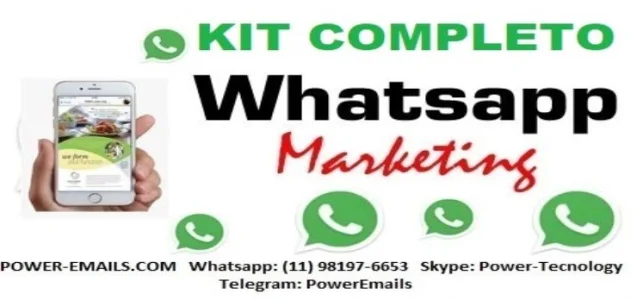 Kit Envios em Massa Whatsapp Marketing 2018