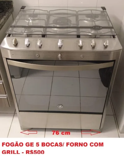 Fogão Ge 5 Bocas com Grill