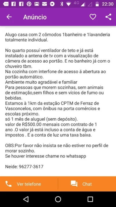 Alugo Casa