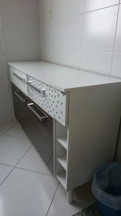 Balcão de Cozinha Palmeira Nobilis (2 Portas e 2 Gavetas)