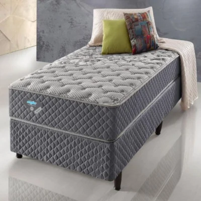 Cama Box Solteiro Relax Comfort Molas Ensacadas 88x188x70cm