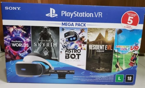 Venda de óculos Playstation Vr + Câmera