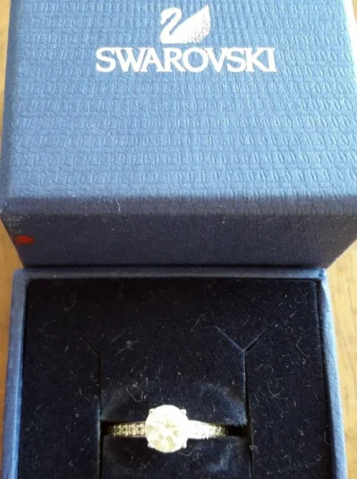 Anel Attract Swarovski