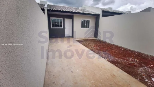 Casa para Venda em Ponta Grossa, Cará-cará, 2 Dormitórios, 1 Banheiro, 1 Vaga