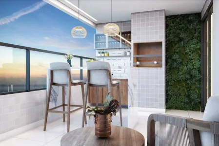 Apartamento com 69.05 m2 - Maracanã - Praia Grande SP