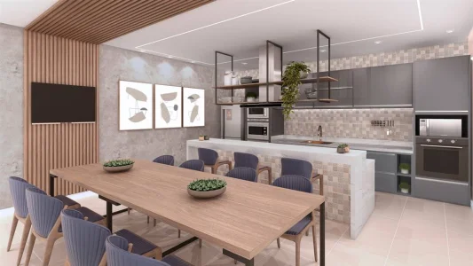Apartamento com 115 m2 - Ocian - Praia Grande SP