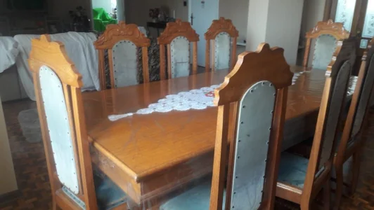 Jogo de Mesa Cerejeira 8 Lugares