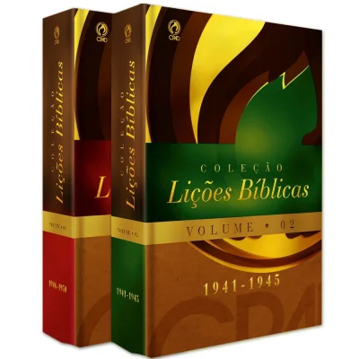 Coleção Completa em 9 Volumes Lições Bíblicas Cpad 1934-1980